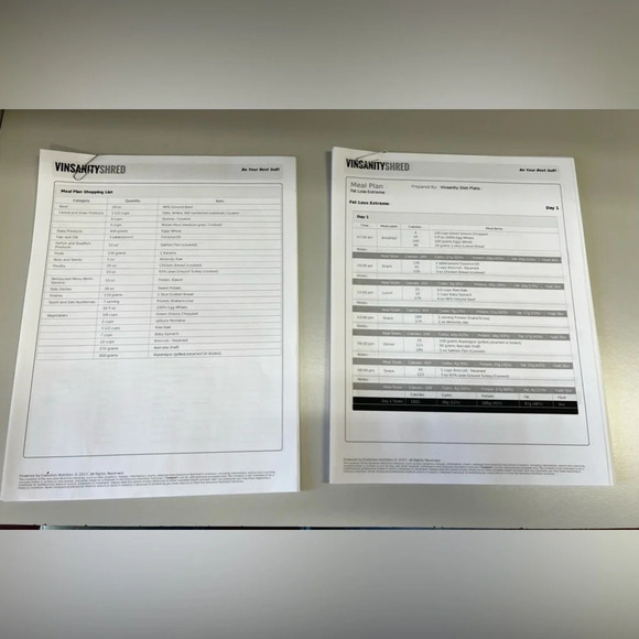 Vshred Workout Packet lose 20+ lbs - Picture 4 of 12